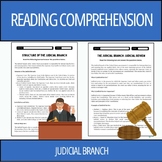 Branches of Government: Judicial Branch Reading Comprehens