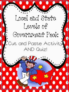 Preview of Branches of Government Pack:Local and State Government