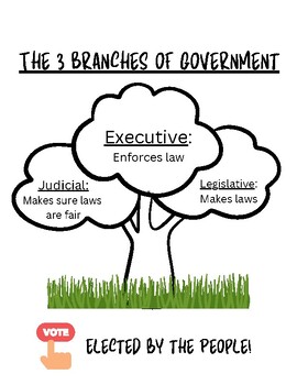 Preview of Branches of Government Posters/Booklet