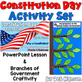 Branches of Government PowerPoint and Craftivity: Constitu