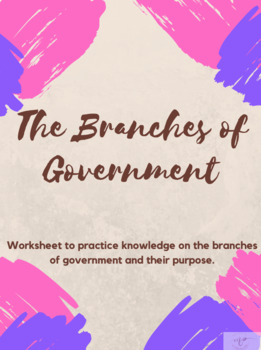 Preview of Branches of Government/Poderes del Gobierno - SPANISH