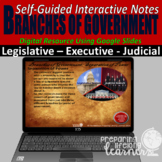 Branches of Government Self-Guided Interactive Notes