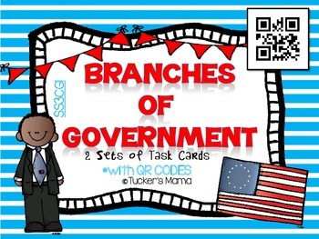 Preview of Branches of Government Task Cards