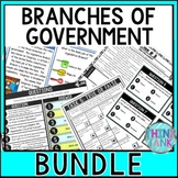 Branches of Government Unit Bundle - Reading Comprehension