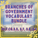 Branches of Government Vocabulary Bundle