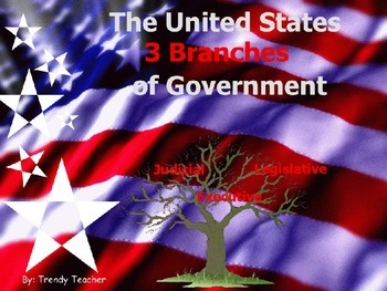 Preview of Branches of Government review powerpoint