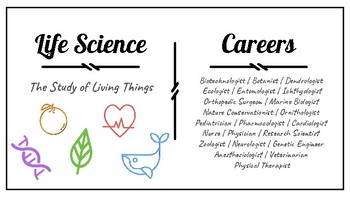 science branches careers posters