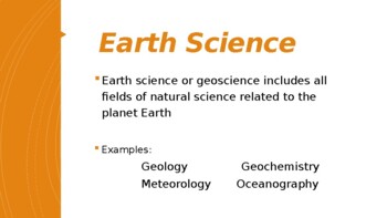 Branches of Science Simple Power Point by Cameo Thompson | TPT