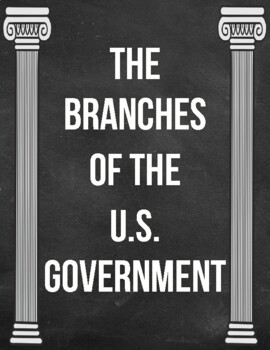 Preview of Branches of US Government Poster Set