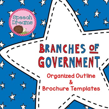 Preview of Branches of the Government Brochure Template | Outline