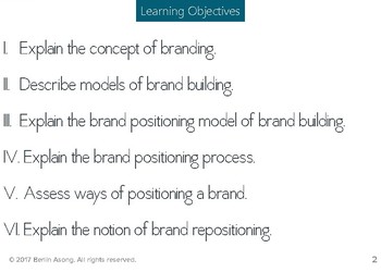 brand positioning model