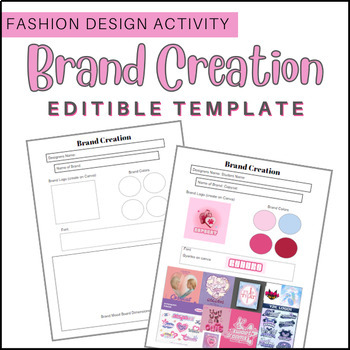 Preview of Brand Creation: Fashion Design Activity