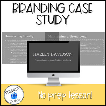 Preview of Branding Case Study: Harley Davidson Brand Loyalty
