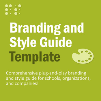 Preview of Branding and Style Guide Template