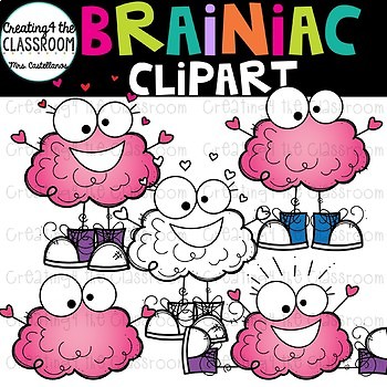 Download Brainiac Clipart {Brain Clipart} by Creating4 the ...