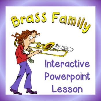 Preview of Instruments of the Orchestra: Brass Family Powerpoint Lesson FREE!!