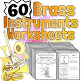 60 Brass Instruments Worksheets | Tests Quizzes Homework A