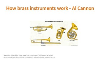 How brass instruments work - Al Cannon