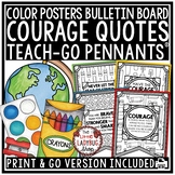 Brave, Courage Quotes Bulletin Board Motivational Courage 