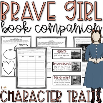 Preview of Brave Girl Book Companion-Character Traits