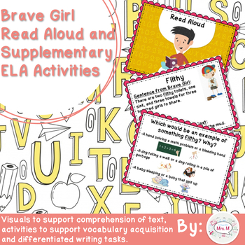 Preview of Brave Girl Read Aloud and Supplementary ELA Activities