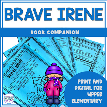 Preview of Brave Irene | Book Companion | Digital and Printable
