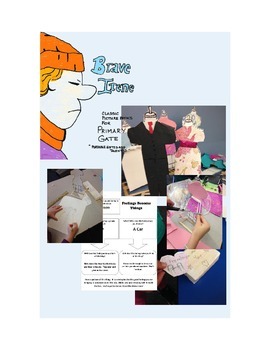 Preview of Brave Irene - Classic Picture Books for Primary GATE - Dress Design Metaphors