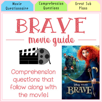 Preview of Brave Movie Guide l Questions l Worksheets