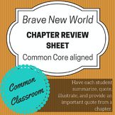 Brave New World Chapter Review Activity