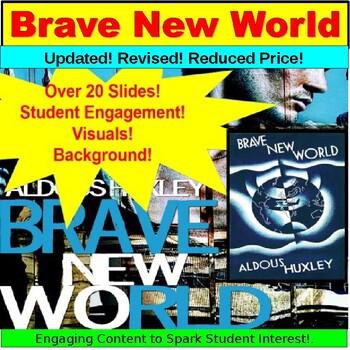 Preview of Brave New World, Teaching Lessons PowerPoint, Google Slides
