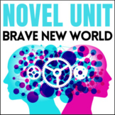 Brave New World Unit: Lessons, Activity Handouts, Quizzes,