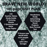 Brave New World Unit Plan: CCSS Teaching Plans, Lessons & 