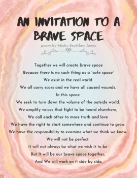 Preview of Brave Space Poster