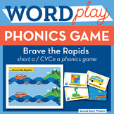 Brave the Rapids Short A / CVCe A Phonics Game - Words The