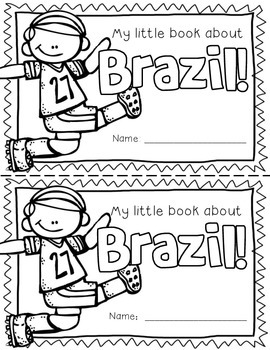 Brazil Booklet (A Country Study!) by Emily Bynum | TPT