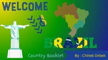 Preview of Brazil Booklet ( Coloring pages and country study !)