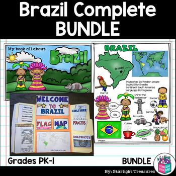 Brazil Complete Country Study for Early Readers - Brazil Country Bundle