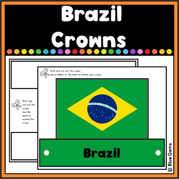 Brazil Crowns/Hats/Headbands by Blue Gems | TPT