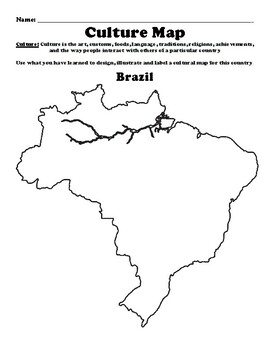 brazil map black and white