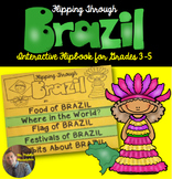 Brazil Flip Book: A Social Studies Interactive Activity fo