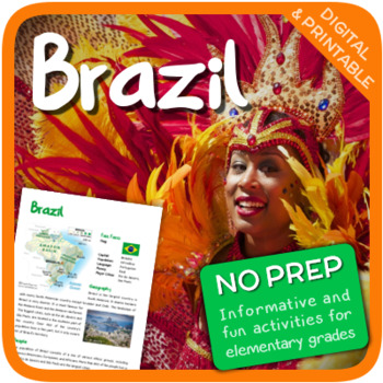 Preview of Brazil (Fun stuff for elementary grades)