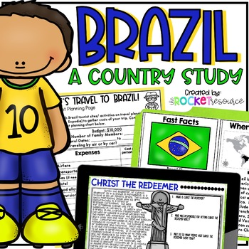 Brazil Mini-Unit: facts, geography, culture, plants, animals / Distance ...
