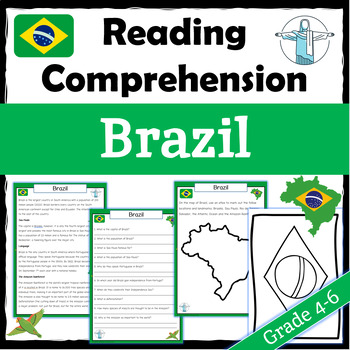 Brazil Reading Comprehension | South America by Slambo Resources