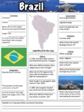 Brazil Worksheet