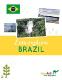Brazil Worksheets – Portuguese Words, South America Colori
