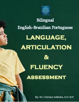 Preview of Brazilian Portuguese Language, Fluency & Articulation Assessment- Bilingual