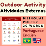 Brazilian Portuguese OUTDOOR ACTIVITY Poster | Portuguese 