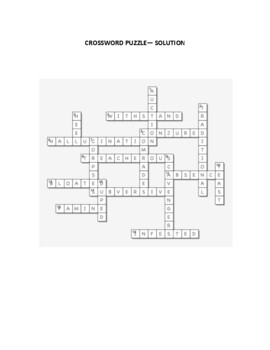 Bread Crossword Puzzle and Word Search by Scholarly Pursuits TPT