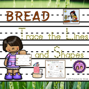 Preview of Bread Tracing Lines and Shapes