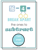Break Apart Ones to Subtract - Part II